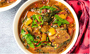 Lamb Curry <span style="color: #F6402F;">in Plate</span>