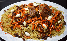 Kabuli Pulao <span style="color: #F6402F;">with Lamb </span>
